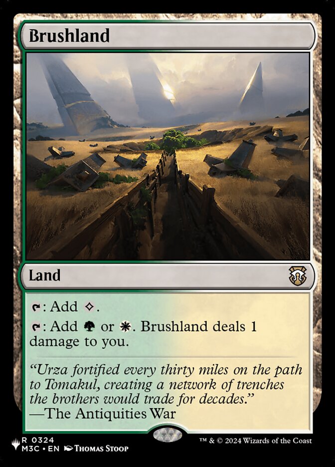 Magic the Gathering Card - Brushland - MTG Circle
