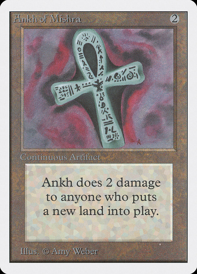 Magic the Gathering Card - Ankh of Mishra - MTG Circle