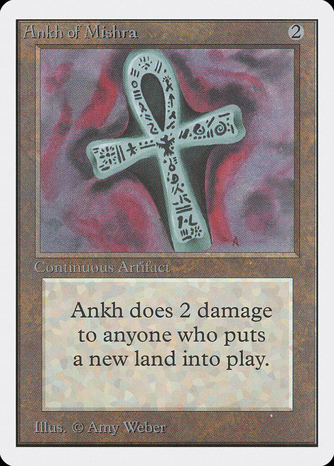 Magic the Gathering Card - Ankh of Mishra - MTG Circle