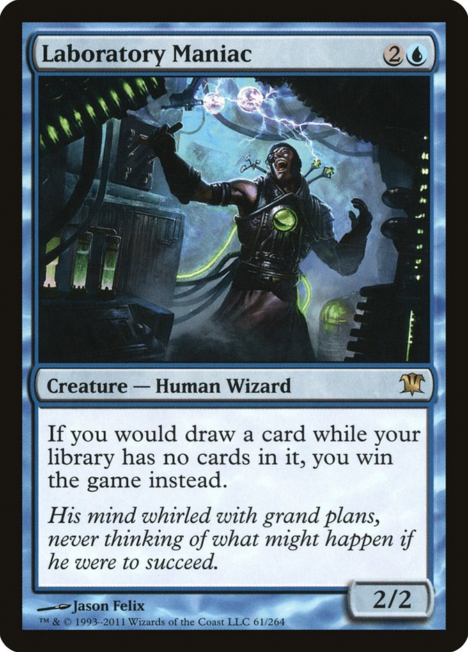 Magic the Gathering Card - Laboratory Maniac - MTG Circle