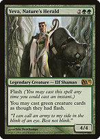 Magic the Gathering Card - Yeva, Nature's Herald - MTG Circle