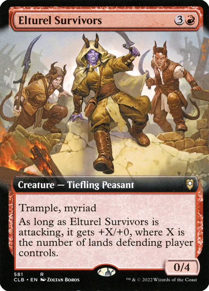 Magic the Gathering Card - Elturel Survivors - MTG Circle