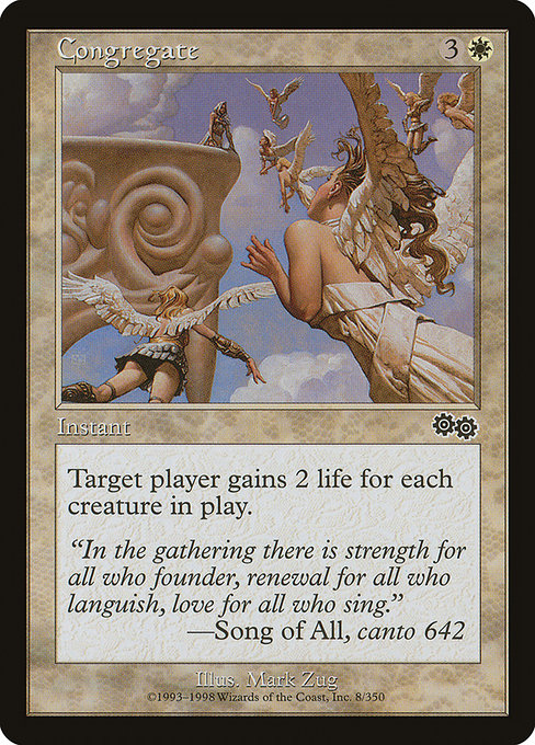 Magic the Gathering Card - Congregate - MTG Circle