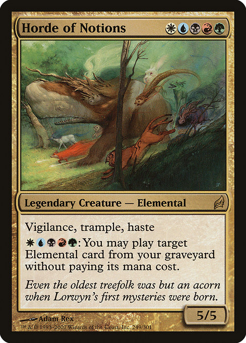 Magic the Gathering Card - Horde of Notions - MTG Circle