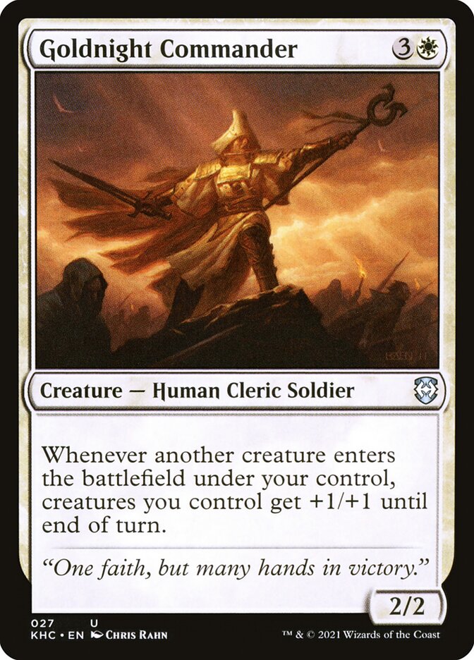 Magic the Gathering Card - Goldnight Commander - MTG Circle