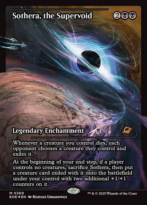 Magic the Gathering Card - Sothera, the Supervoid - MTG Circle
