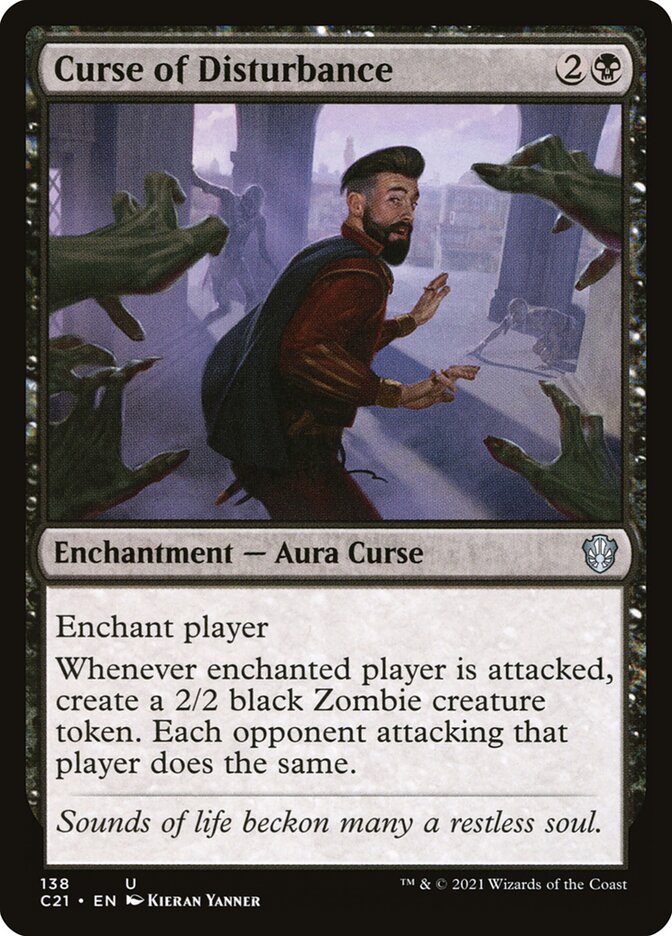 Magic the Gathering Card - Curse of Disturbance - MTG Circle