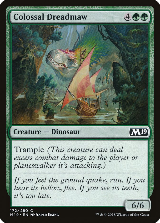 Magic the Gathering Card - Colossal Dreadmaw - MTG Circle