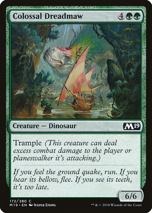 Magic the Gathering Card - Colossal Dreadmaw - MTG Circle