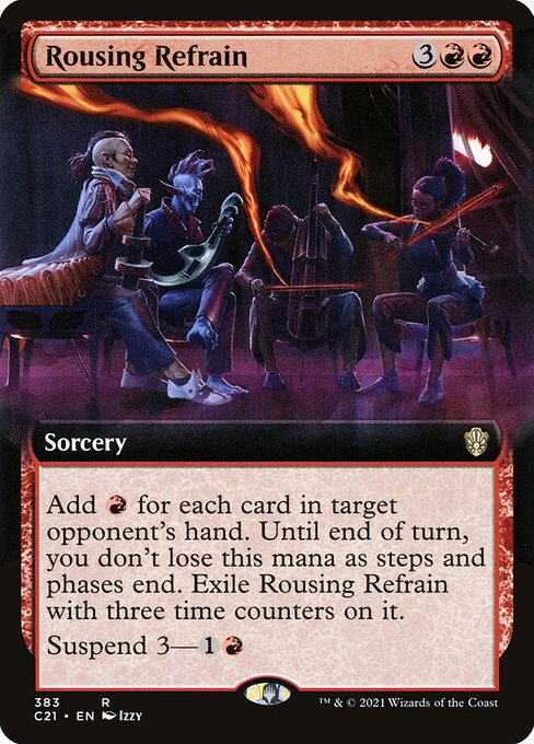 Magic the Gathering Card - Rousing Refrain - MTG Circle