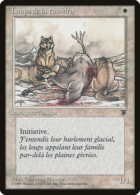 Magic the Gathering Card - Tundra Wolves - MTG Circle