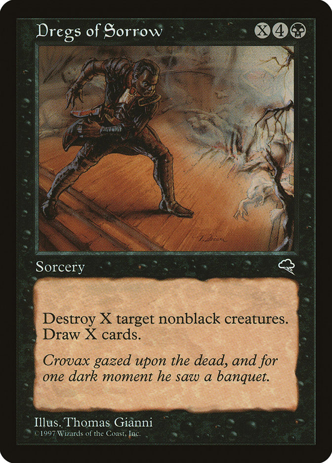 Magic the Gathering Card - Dregs of Sorrow - MTG Circle