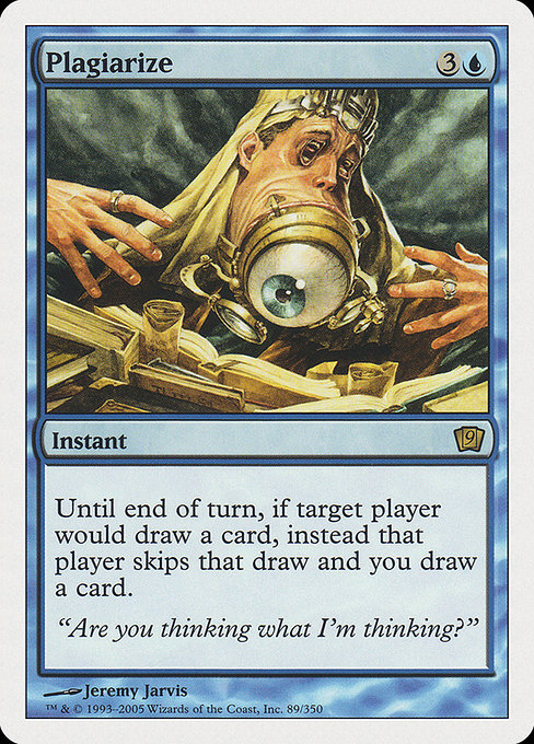 Magic the Gathering Card - Plagiarize - MTG Circle
