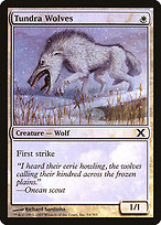 Magic the Gathering Card - Tundra Wolves - MTG Circle
