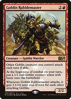 Magic the Gathering Card - Goblin Rabblemaster - MTG Circle