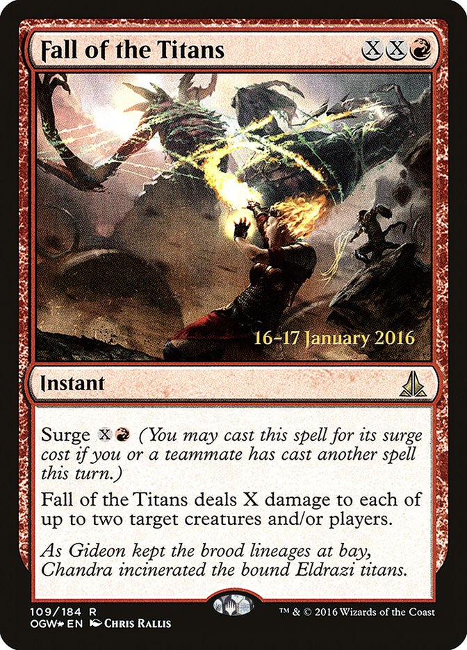 Magic the Gathering Card - Fall of the Titans - MTG Circle