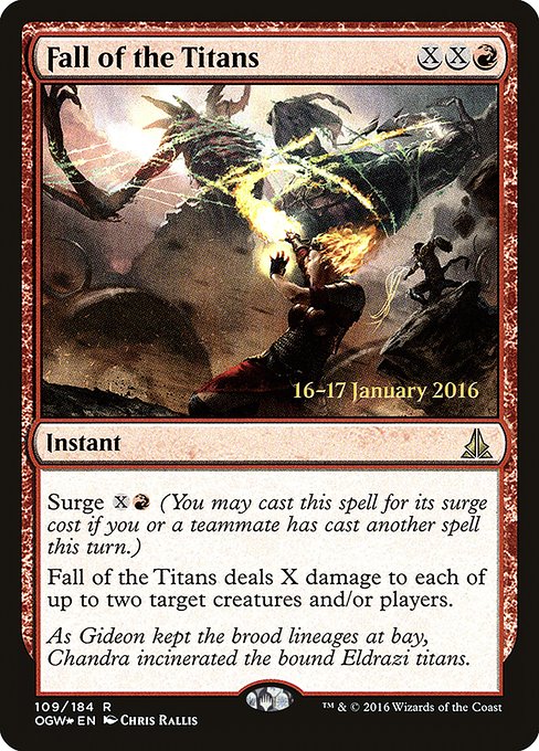 Magic the Gathering Card - Fall of the Titans - MTG Circle