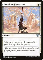 Magic the Gathering Card - Swords to Plowshares - MTG Circle