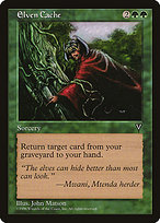 Magic the Gathering Card - Elven Cache - MTG Circle