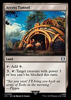 Magic the Gathering Card - Access Tunnel - MTG Circle