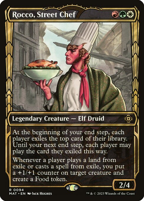 Magic the Gathering Card - Rocco, Street Chef - MTG Circle