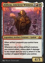 Magic the Gathering Card - Alibou, Ancient Witness - MTG Circle