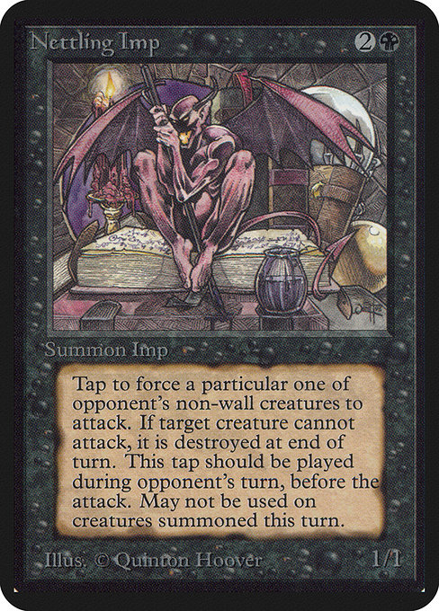 Magic the Gathering Card - Nettling Imp - MTG Circle