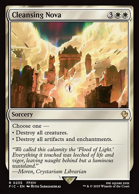 Magic the Gathering Card - Cleansing Nova - MTG Circle