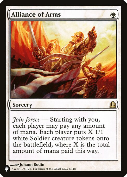 Magic the Gathering Card - Alliance of Arms - MTG Circle