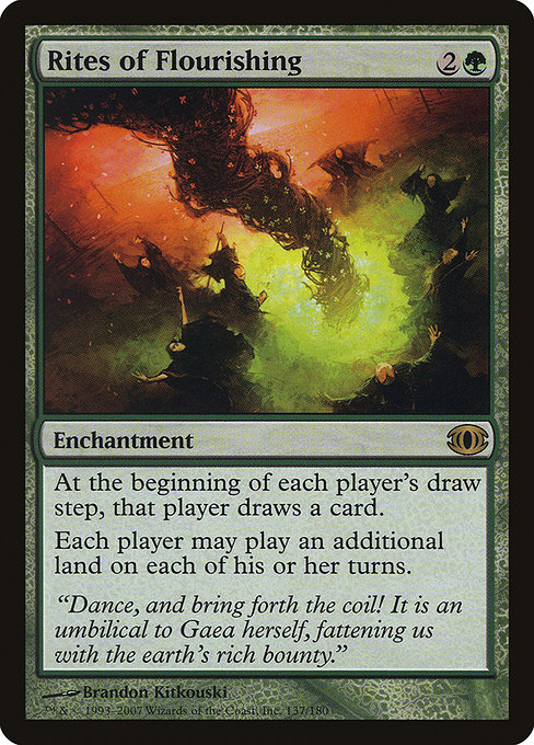 Magic the Gathering Card - Rites of Flourishing - MTG Circle