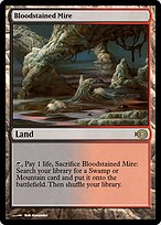 Magic the Gathering Card - Bloodstained Mire - MTG Circle