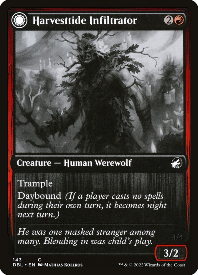 Magic the Gathering Card - Harvesttide Infiltrator - MTG Circle