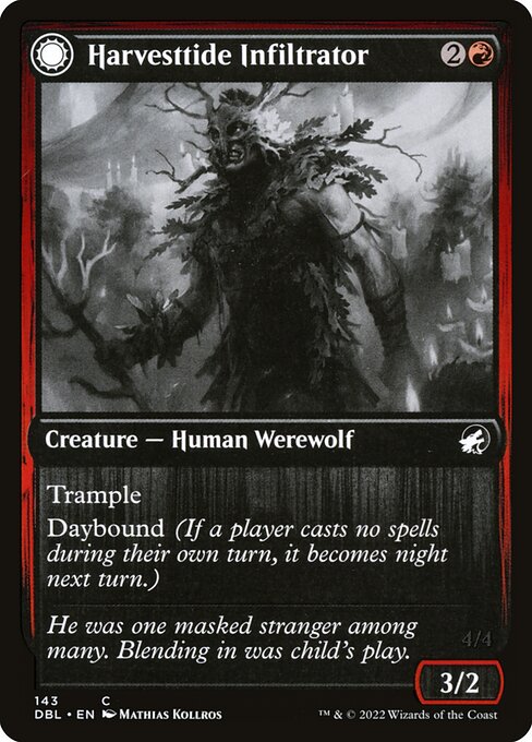 Magic the Gathering Card - Harvesttide Infiltrator - MTG Circle