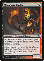 Magic the Gathering Card - Manaforge Cinder - MTG Circle