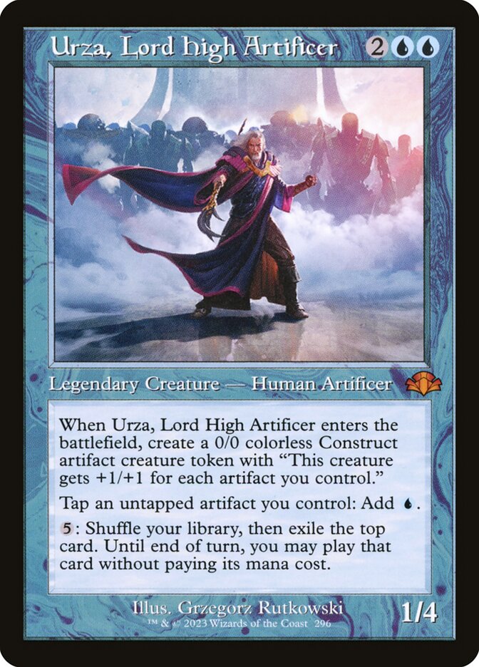 Magic the Gathering Card - Urza, Lord High Artificer - MTG Circle