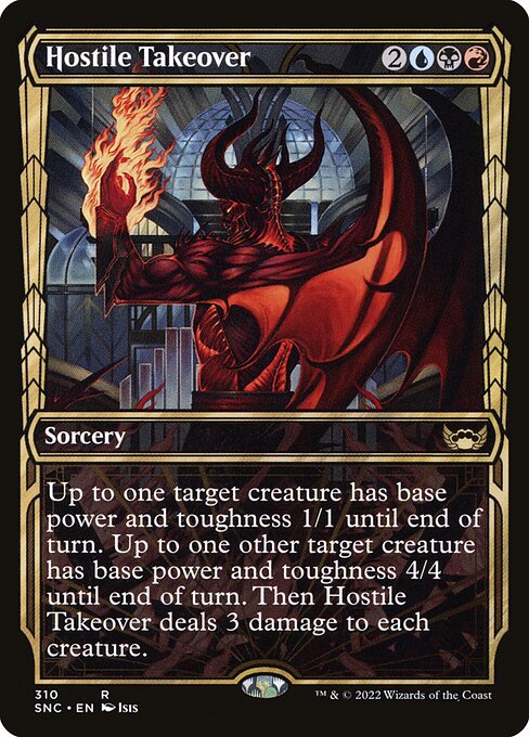 Magic the Gathering Card - Hostile Takeover - MTG Circle