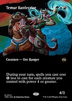 Magic the Gathering Card - Temur Battlecrier - MTG Circle
