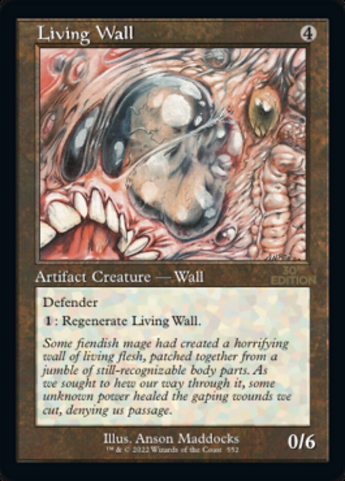 Magic the Gathering Card - Living Wall - MTG Circle