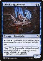 Magic the Gathering Card - Unblinking Observer - MTG Circle