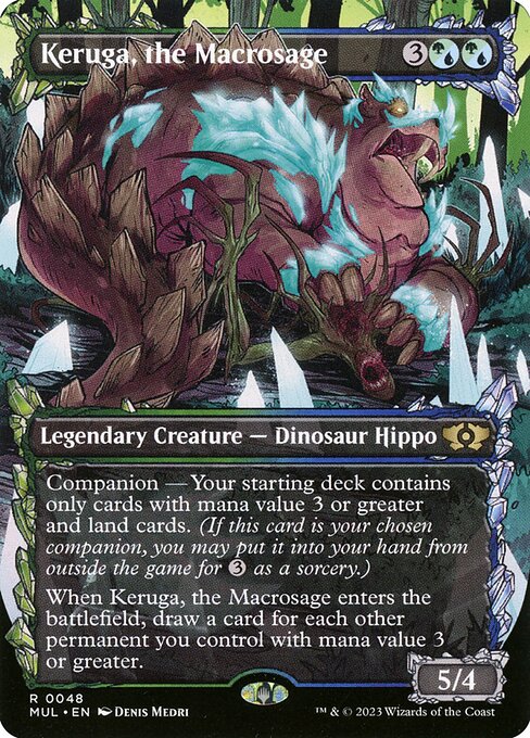 Magic the Gathering Card - Keruga, the Macrosage - MTG Circle