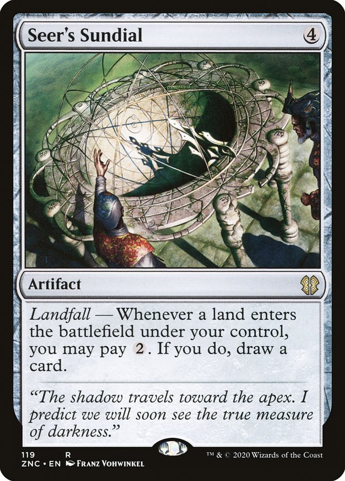 Magic the Gathering Card - Seer's Sundial - MTG Circle
