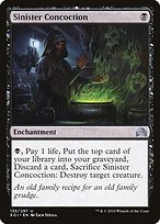 Magic the Gathering Card - Sinister Concoction - MTG Circle