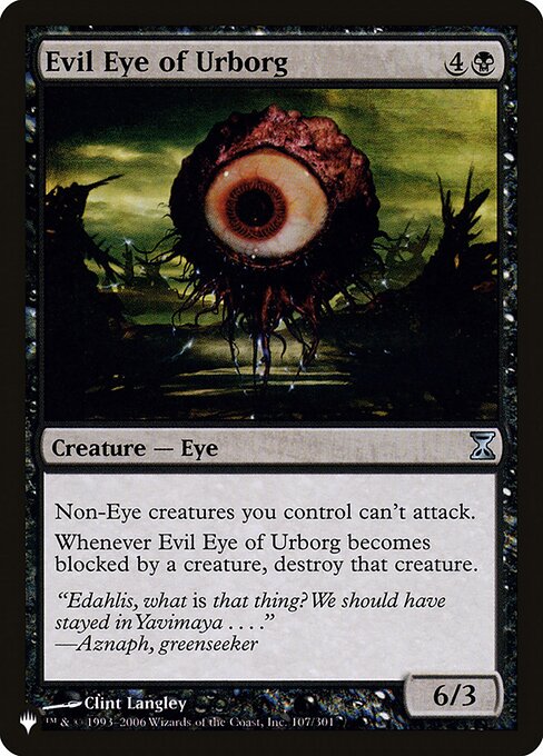 Magic the Gathering Card - Evil Eye of Urborg - MTG Circle