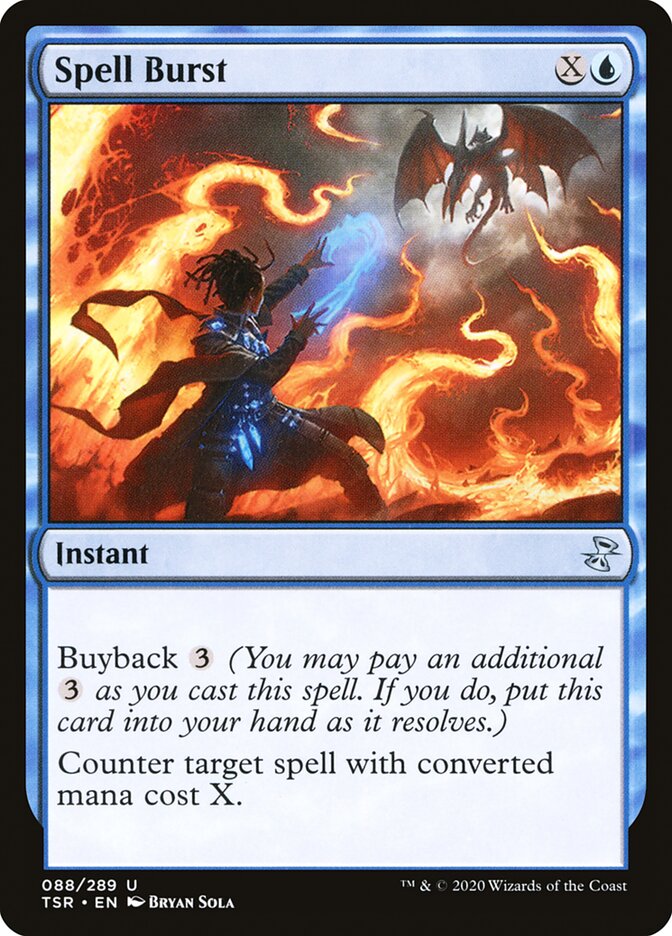 Magic the Gathering Card - Spell Burst - MTG Circle