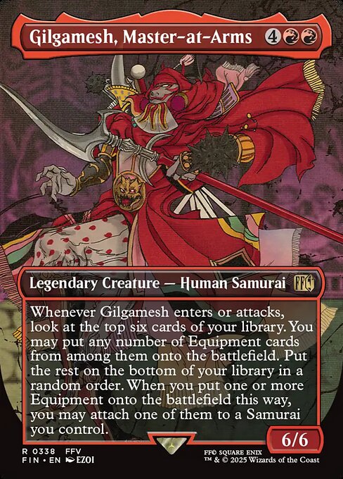Magic the Gathering Card - Gilgamesh, Master-at-Arms - MTG Circle