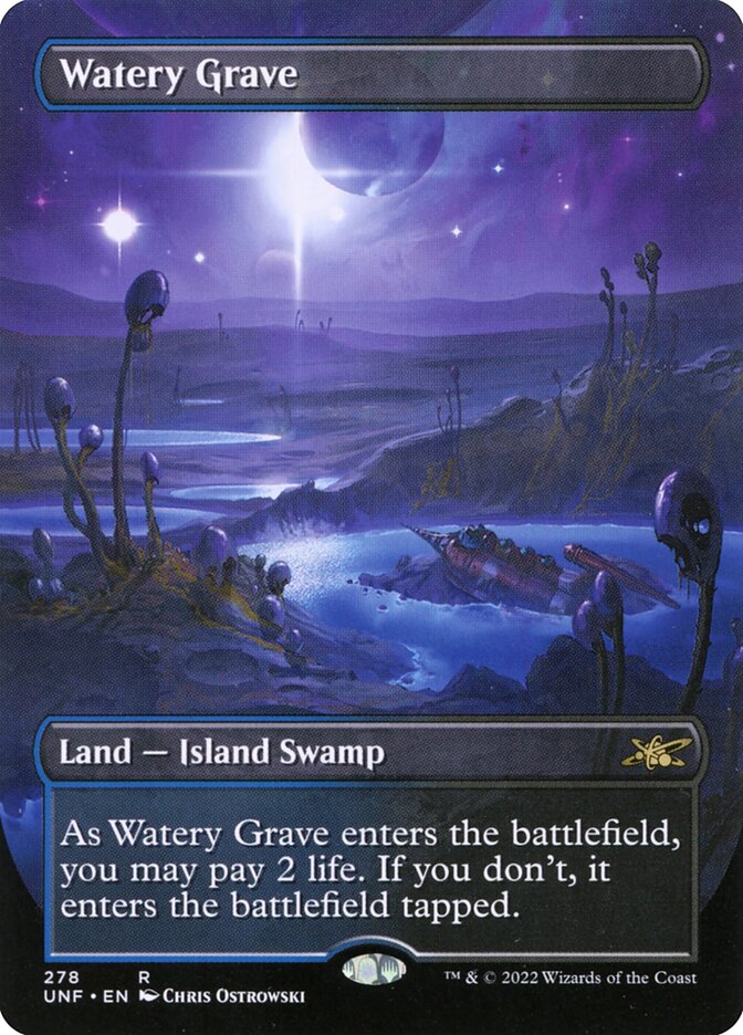 Magic the Gathering Card - Watery Grave - MTG Circle