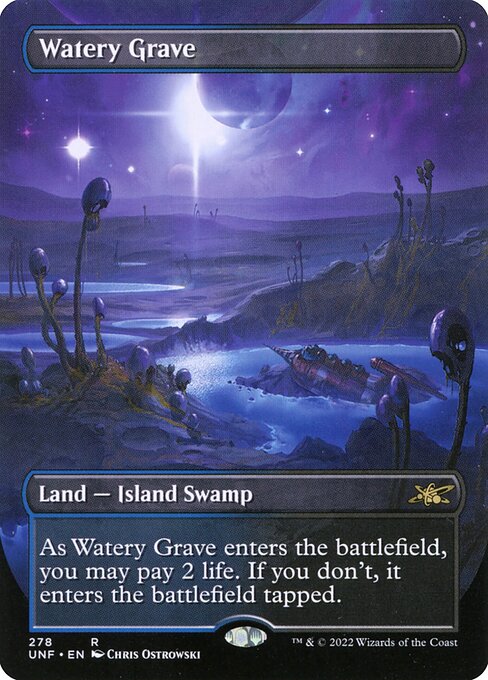 Magic the Gathering Card - Watery Grave - MTG Circle