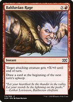Magic the Gathering Card - Balduvian Rage - MTG Circle