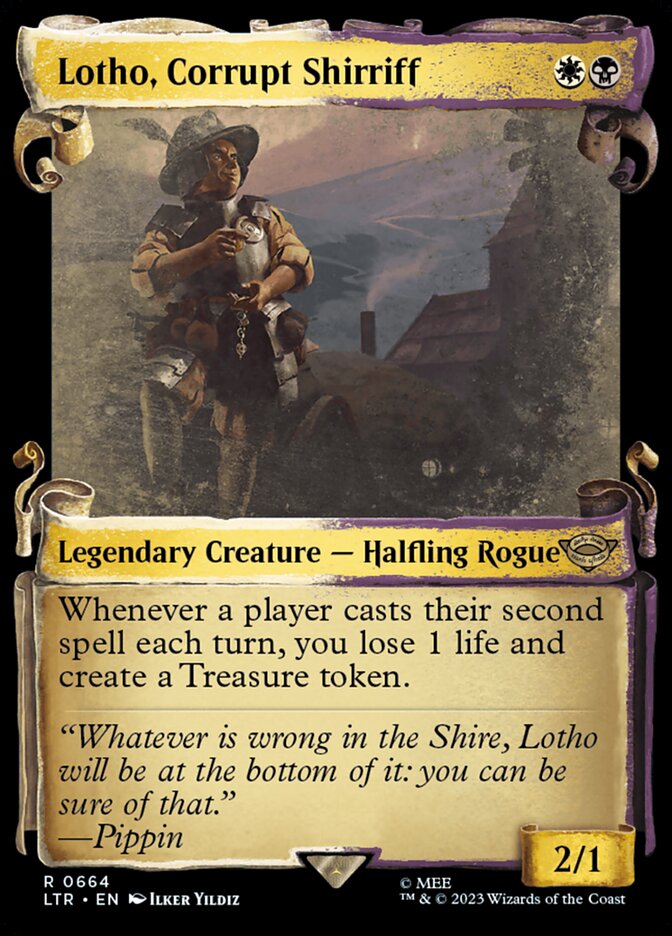 Magic the Gathering Card - Lotho, Corrupt Shirriff - MTG Circle