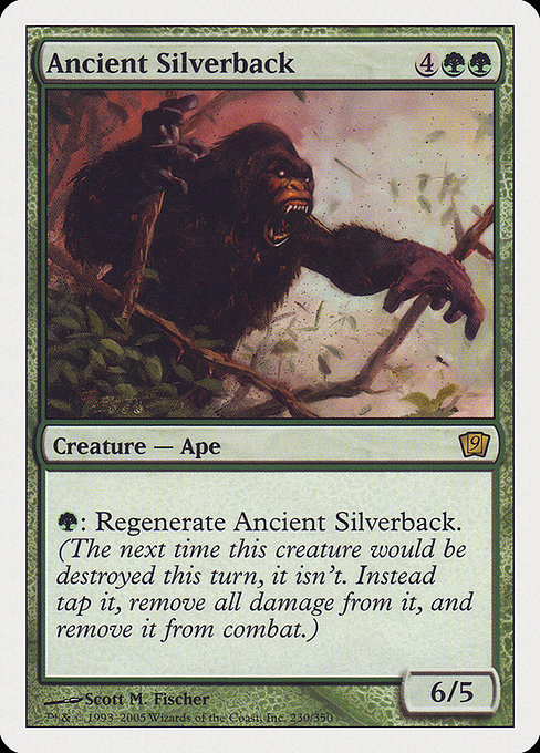 Magic the Gathering Card - Ancient Silverback - MTG Circle